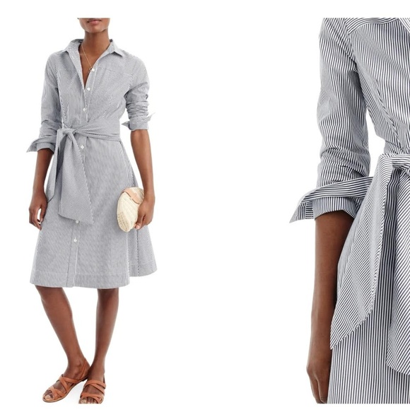 j crew shirt dress